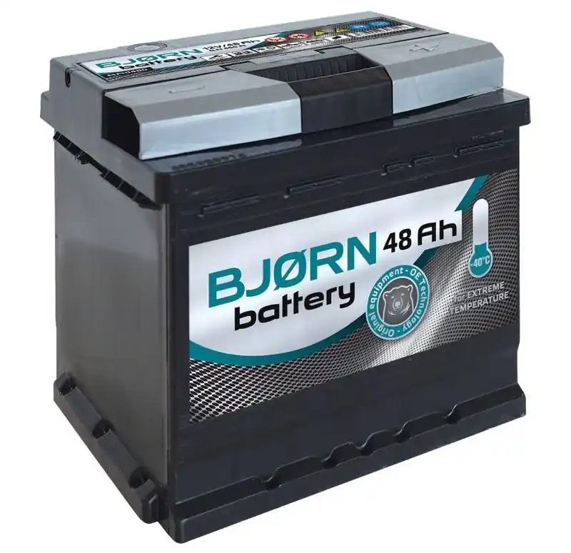 Autobaterie BJORN 48 Ah 12V (460 A EN) s magickým okem - model BA0480 Autentický