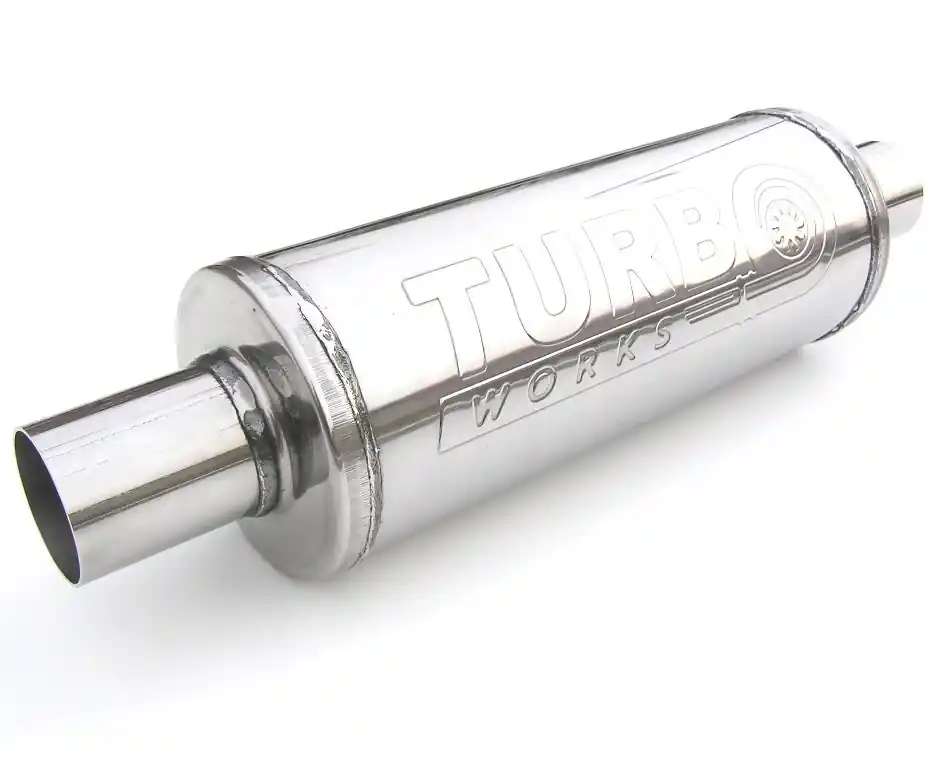 Nerezový rezonátor, středový tlumič TURBOWORKS, průměr 60 mm Přímo Od Výrobce
