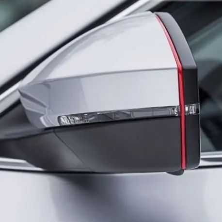 Nejlepší Volba Designové červené lišty zpětných zrcátek Škoda Superb III (2015 - 2024) - MILOTEC