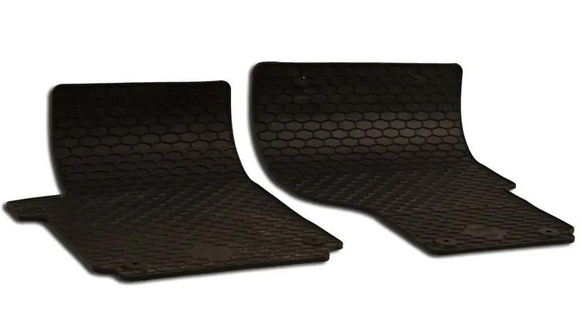 Levný Gumové koberce Volkswagen Amarok I (2010 - 2020) s fixací, 2 ks GUZU