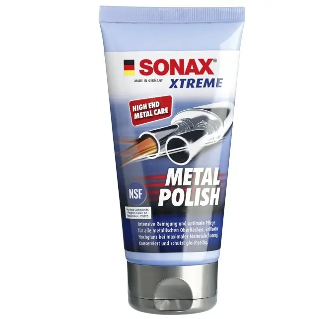 Leštěnka na kovy SONAX METAL POLISH z řady XTREME, 150 ml Časově Omezené