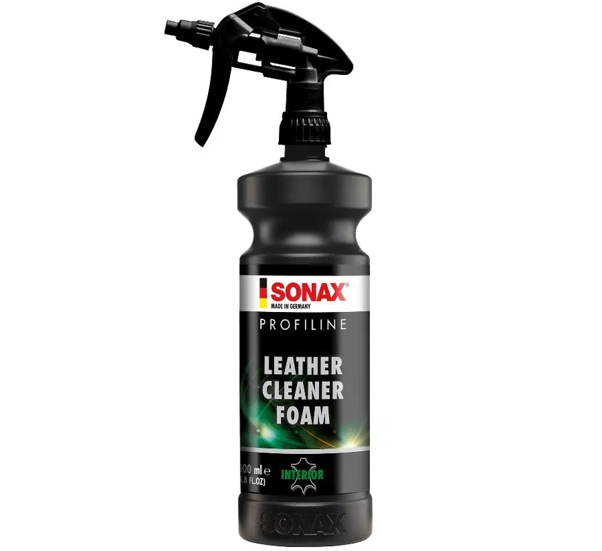 Pěnový čistič na barvené hladké kůže LEATHER CLEANER FOAM - Sonax Profiline (1000 ml) Dokud Zásoby Vydrží
