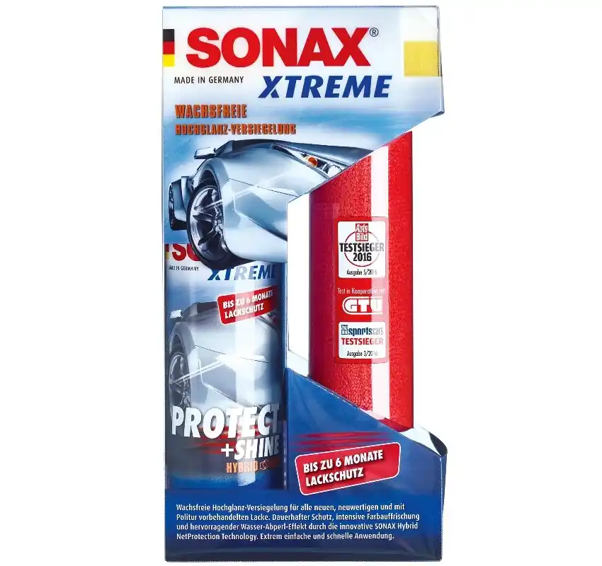 Objednat Nyní Hybridní přípravek na karoserie SONAX PROTECT SHINE HYBRID NPT XTREME, 210 ml