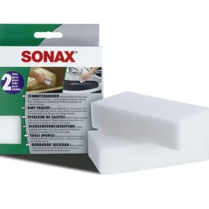 Čistící houbičky SONAX, 125 x 60 mm, k čištění plastových a gumových dílů, 2 ks Cenový Hit