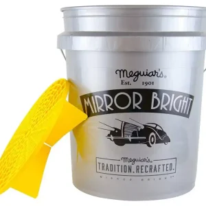 Aktuální Originální kbelík Meguiars Mirror Bright s ochrannou vložkou Grit Guard a víkem X3003C