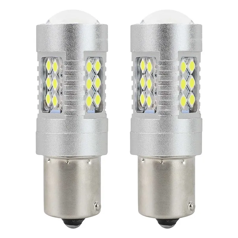 CAN-BUS LED žárovky BA15S P21W, 24 SMD LED, bílé, 2 ks AMIO Originální