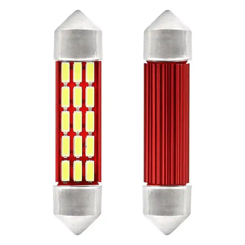 Značkový CAN-BUS LED sufitové žárovky 20 LED, 41 mm, bílé AMIO