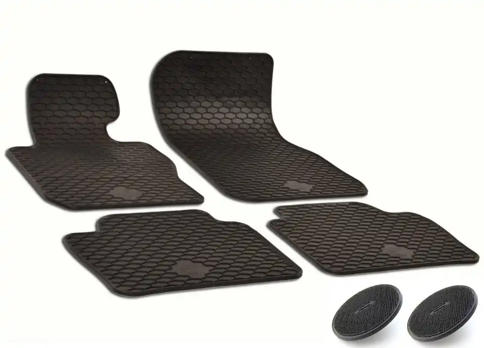 Gumové koberce BMW 3 F30 F31 (2011 - 2019) s fixací suchý zip Flauschpad GUZU Super Cena