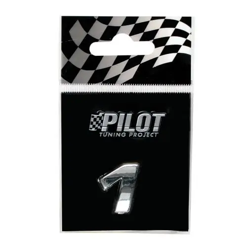 Top Prodej Chromované samolepící 3D číslo (1) - menší - Lampa Italy 07938