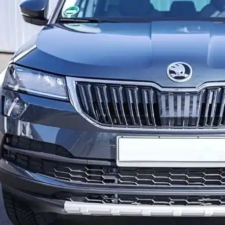 Difuzor předního nárazníku Škoda Karoq (2017 - 2022) - stříbrný - Milotec Ověřený