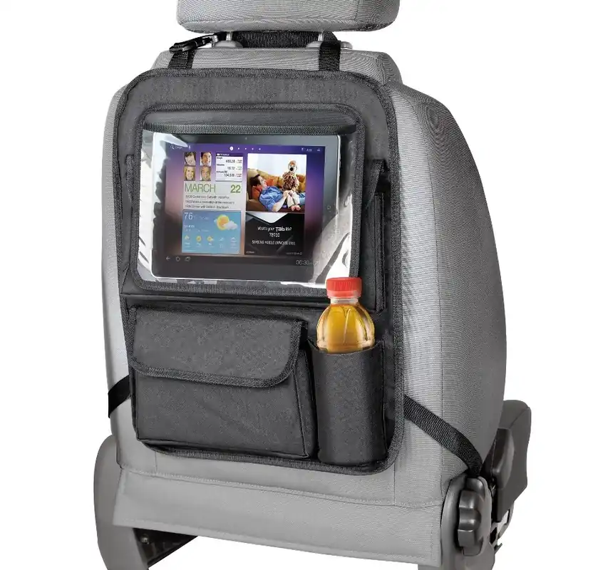 Vrácení Zdarma Organizér na přední sedadlo LAMPA TABLET-HOLDER s kapsou na tablet do 13"