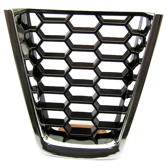 Plaketka do kulatého volantu Škoda Karoq (2017 - 2020) - RS style Honeycomb BLACK / CHROME Tovární Cena