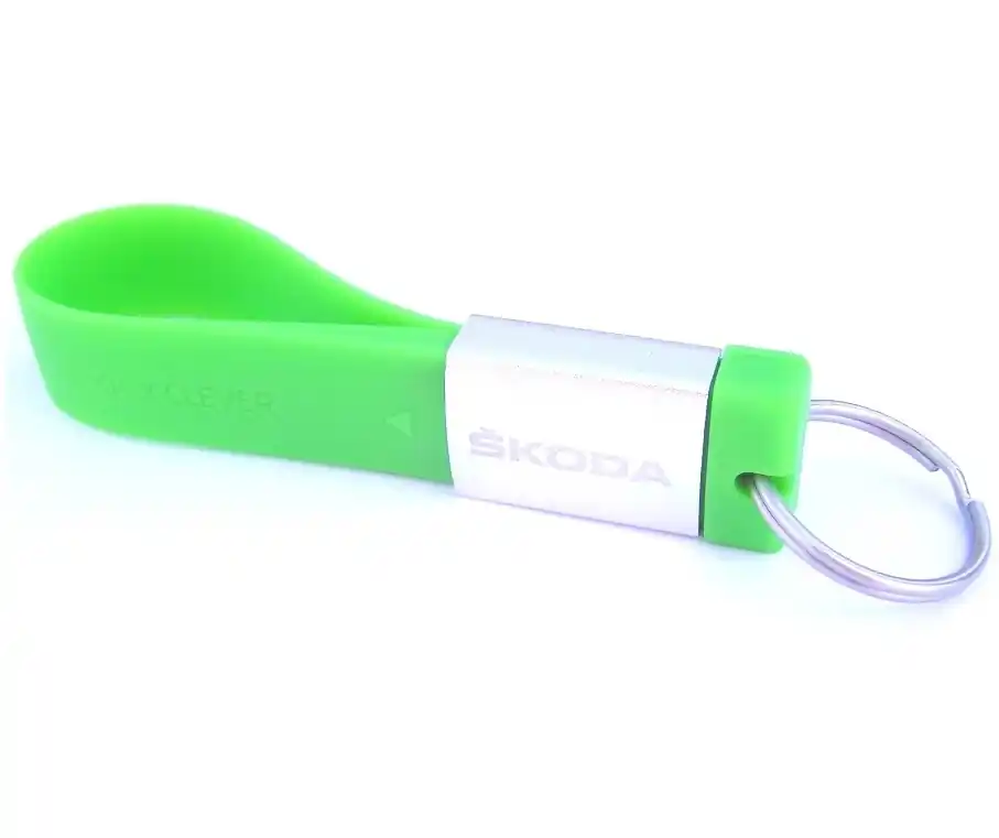 Silikonová klíčenka Škoda s flash diskem 16 GB - originál 000087620L Rychlé Dodání