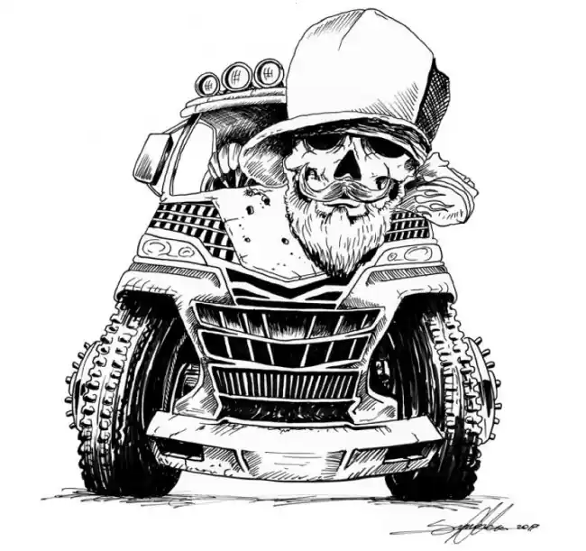 Samolepka na auto s motivem MONSTER TRUCK - Avisa Rychlé Dodání
