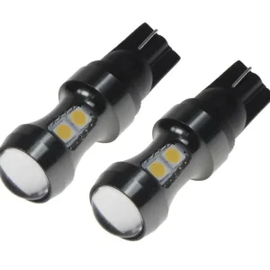 Parkovací žárovky T10 s čočkou - 9 SMD LED 3030 bílé 6000°K (2 ks) Nakupujte Hned