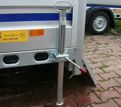 Cenový Hit Podpěrná noha na vozík nebo přívěs Ø 48 mm Steelpress