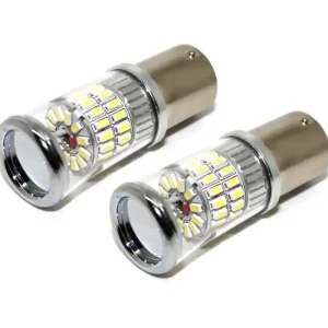 Objednat Nyní LED žárovky BAU15S PY21W 48x LED Epistar 3014 + zrcátko, oranžové, 2 ks STUALARM