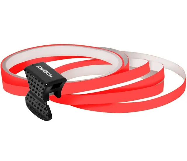 Samolepící linky na obvod kola, červené, FOLIATEC, 6 mm Pouze Dnes
