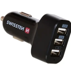 USB nabíječka do auta SWISSTEN 12/24V 5200 mA Super Cena