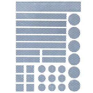 Originální Sada samolepících reflexních prvků PLUSLITE®, 31 ks, bílé