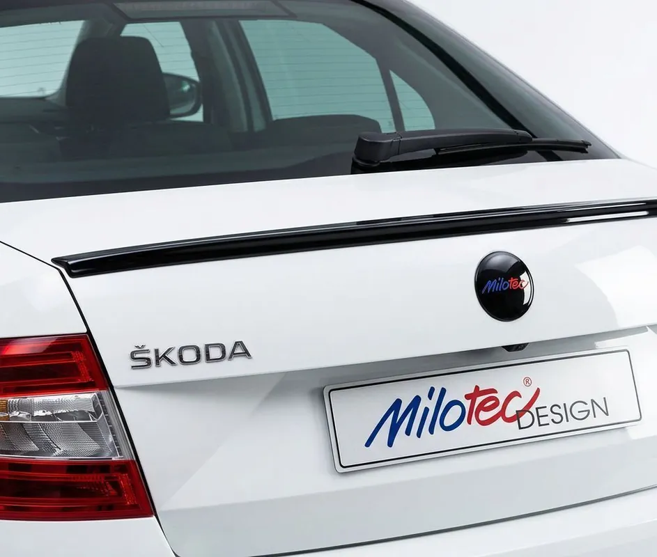 Nakupujte Hned Zadní spoiler kufru Škoda Octavia III Liftback (2012 - 2017) černý lesklý MILOTEC