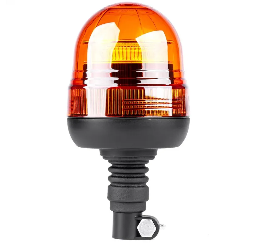 Nová Kolekce LED maják na držák 12/24V, 39 LED, oranžový, R65 R10 AMIO