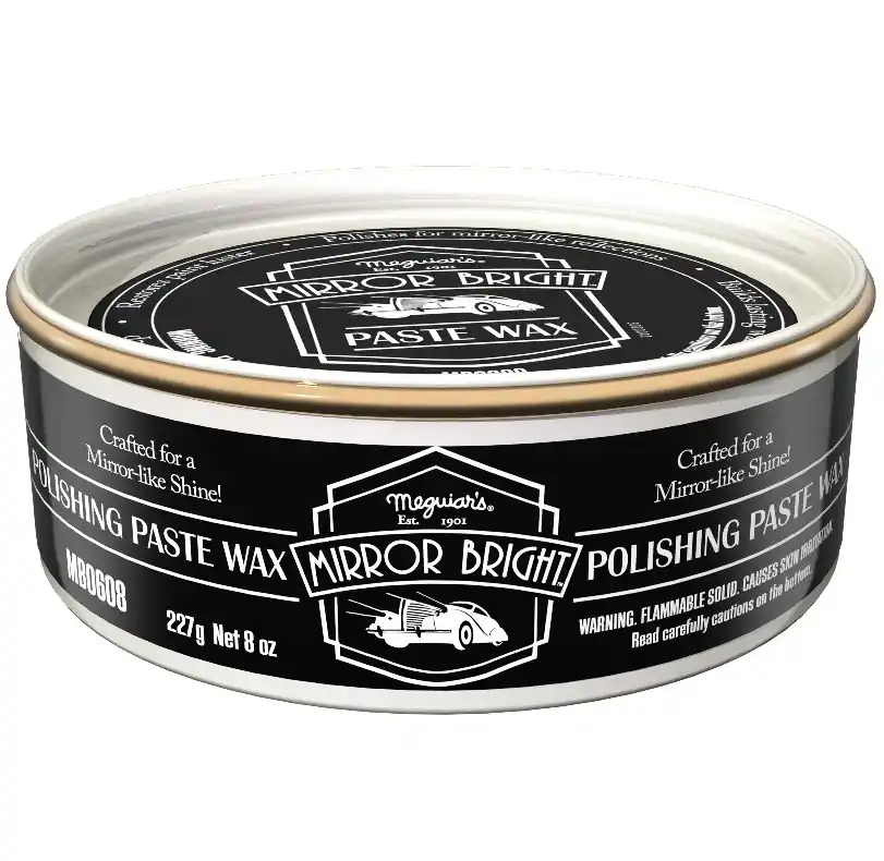 Tuhá leštěnka s voskem Meguiars Mirror Bright Polishing Paste Wax (227g) Cenová Bomba