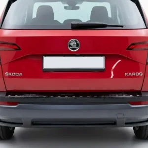 Autentický Plastový kryt prahu zadních dveří Škoda Karoq (od roku 2017>) černý MILOTEC