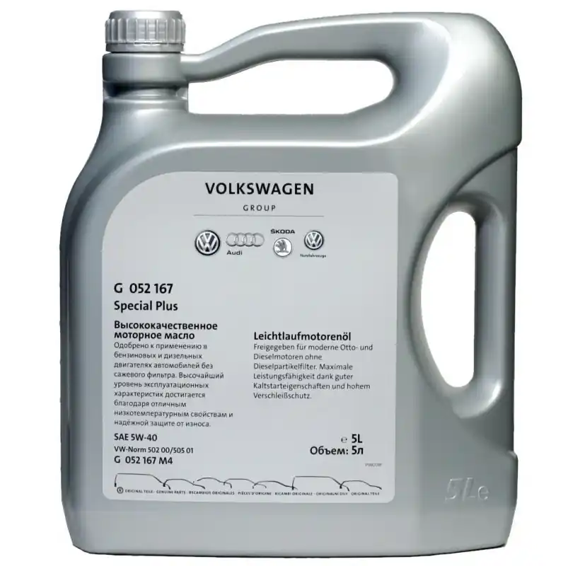 Originální motorový olej SAE 5W-40 Volkwagen Group G 052 167 M4 - 5 litrů Top Prodej