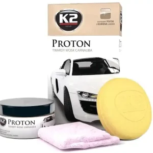 Zlevněný Tvrdý karnaubský vosk na auto K2 PROTON (200g)