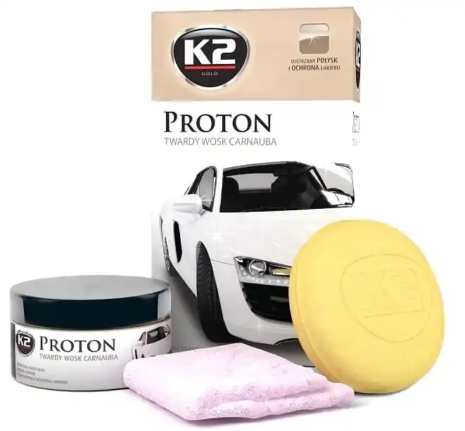 Zlevněný Tvrdý karnaubský vosk na auto K2 PROTON (200g)