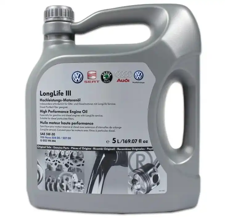 Výhodná Nabídka Originální motorový olej SAE 5W-30 Volkwagen Group G 052 195 M4 - 5 litrů