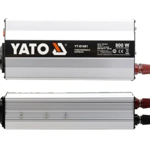Měnič napětí z 12V > 230V, 800W 1600W + USB - YATO 81491 Vrácení Zdarma