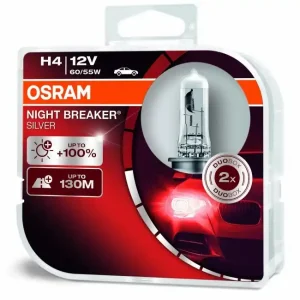 Aktuální Žárovky H4 Osram Night Breaker SILVER +100% (DUO BOX 2 ks)