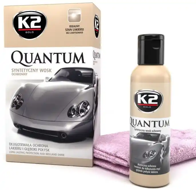 Kup Teď Syntetický vosk K2 QUANTUM s mikrovláknovou utěrkou, 140g