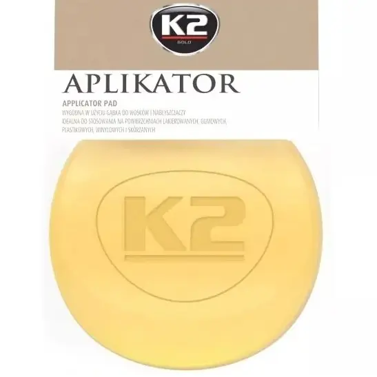 Aplikátor K2, pěnový, 10 cm, pro nanášení autokosmetiky Finální Výprodej