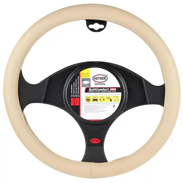 Potah volantu 37 - 39 cm HEYNER SoftComfort PRO, béžový Rychlé Dodání