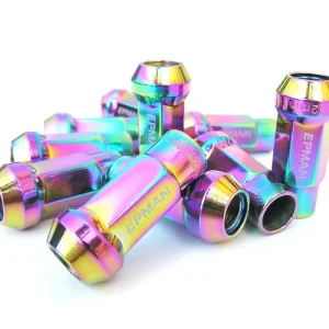 Jen Po Omezenou Doba Kolové matice M12x1.25 x 48 mm s kuželovým sedlem - NEO Design - Epman JDM (20 ks)