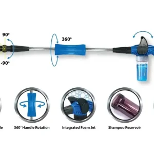 Akční Nabídka Mycí pistole na auto s impulzním střikem Premium Aquablaster™ PRO - Pingi AP-3S