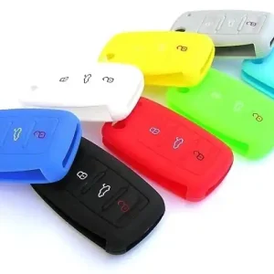 Silikonový obal, kryt na klíč pro vozy Škoda Fabia I (1999 - 2007) - různé barvy Pouze Dnes