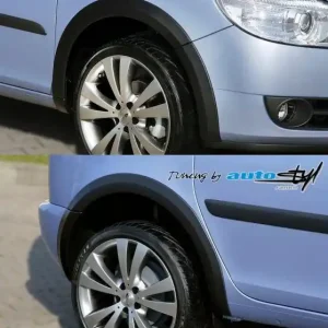 Plastové lemy blatníků Škoda Roomster Facelift (2010 - 2015) - dezénové - Autostyl Janko Značkový