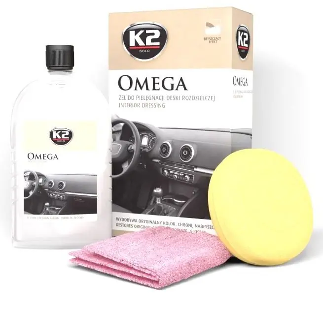 Objednat Nyní Gel na palubní desku K2 OMEGA s aplikátorem a mikrovláknovou utěrkou, 500 ml