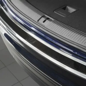 Nerezový kryt prahu zadních dveří Volkswagen Tiguan II (od roku 2016>) - BLACK CARBON - Avisa Super Cena