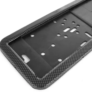 Nerezová podložka pod SPZ AMIO CARBON, dvojdílná Levný