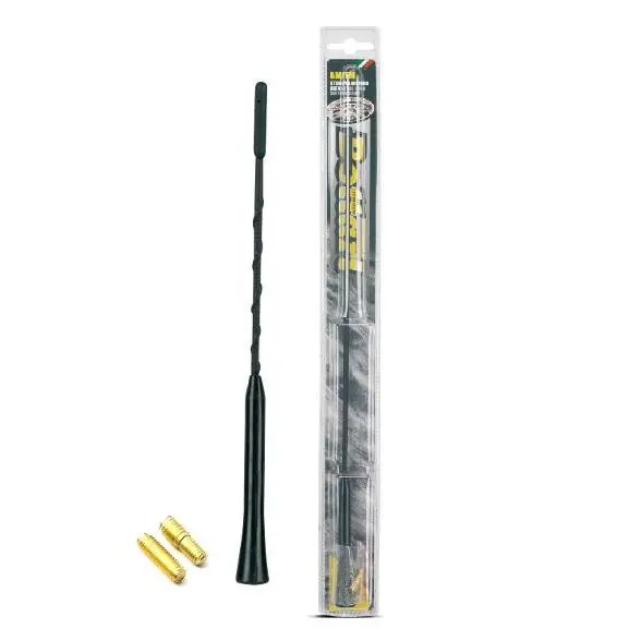 Originální Anténní prut na auto - závit M5 vnitřní s redukcemi M5 a M6 - délka 24 cm - Bottari