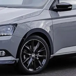 Plastové lemy blatníků Škoda Fabia III Combi (2014 - 2022) - černá metalíza - Milotec Nízká Cena