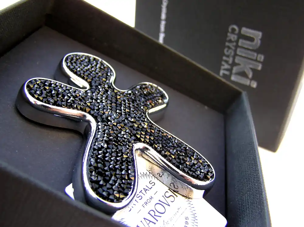 Vůně do auta NIKI Crystal Swarovski - Black Silver Must-Have