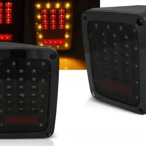 CHRYSLER JEEP WRANGLER JK 07-18 - zadní LED světla černá kouřová Top Prodej