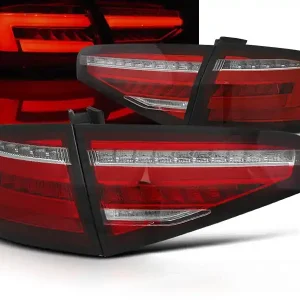 AUDI A4 B8 12-15 SEDAN - zadní LED světla červeno bílá s dynamickým blinkrem Ihned K Objednání