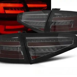 Rychlé Dodání AUDI A4 B8 12-15 SEDAN - zadní LED světla kouřová s dynamickým blinkrem